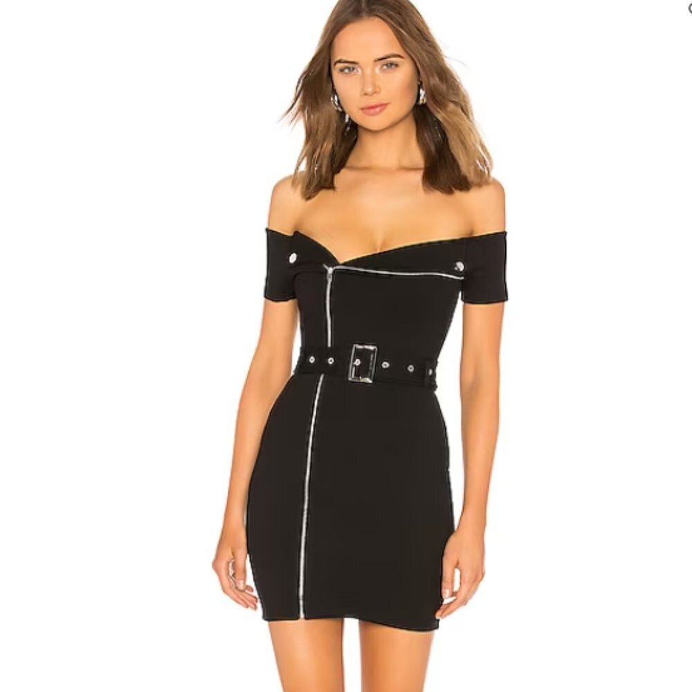 NWOT by the way terri moto dress in black size small